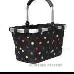 Boodschappentas zwart dots BK7009 Reisenthel